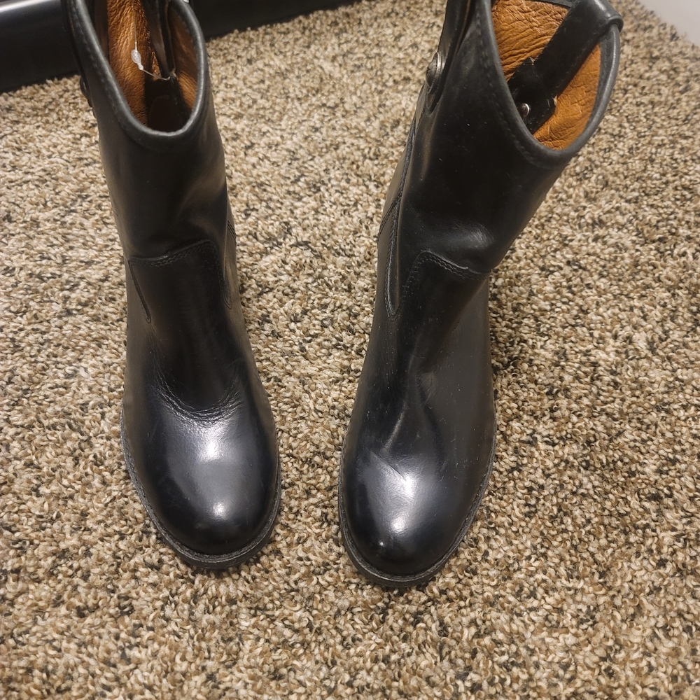 Frye Black Ankle Booties